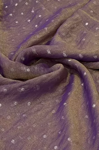 Irresistible lavender fancy lace border soft viscose jacquard butti silk designer traditional saree