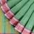 Sea green & orchid pink chettinad cotton saree with running blouse