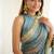 Spellbinding sea-green fancy lace border soft viscose jacquard butti silk ceremonian saree