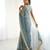 Spellbinding sea-green fancy lace border soft viscose jacquard butti silk ceremonian saree