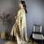 Olive kanjeevaram silk woven design saree with unstitched blouse piece
