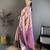 Pink kanjeevaram silk woven design saree with unstitched blouse piece