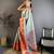 Sky blue kanjeevaram silk woven design saree with unstitched blouse piece