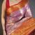 Lavender kanjeevaram silk woven design saree with unstitched blouse piece