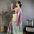 Purple kanjeevaram silk woven design saree with unstitched blouse piece