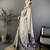 Grey cotton woven design saree with unstitched blouse piece