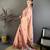 Peach cotton woven design saree with unstitched blouse piece