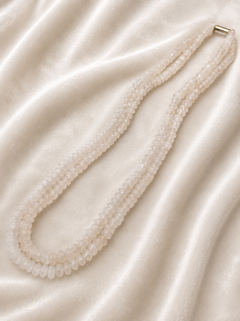 onion-pink color beads mala