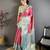 Rani kanjeevaram silk woven design saree with unstitched blouse piece