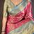 Rani kanjeevaram silk woven design saree with unstitched blouse piece