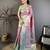 Magenta kanjeevaram silk blend woven design saree with unstitched blouse piece