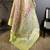 Green kanjeevaram silk blend woven design saree with unstitched blouse piece