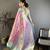 Magenta kanjeevaram silk blend woven design saree with unstitched blouse piece