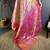 Blue kanjeevaram silk blend woven design saree with unstitched blouse piece