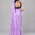 Purple color all over traditional modern leheriya prints work japan satin saree with unstitched blouse