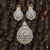 Celestia Luxe American Diamond Teardrop Pendant Set 