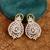 Celestia Luxe American Diamond Teardrop Pendant Set 