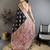 Black pashmina silk woven kashmiri saree with unstitched blouse piece