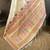 Cream pashmina silk woven kashmiri saree with unstitched blouse piece