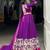 Purple Pure Rayon Floral Printed Lehenga With Original Mirror Work Lehenga Choli Set