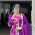 Purple Pure Rayon Floral Printed Lehenga With Original Mirror Work Lehenga Choli Set