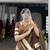 Brown Chanderi Silk 6 Meter Flair Navratri Lehenga Choli Fully Stitched Ethnic Set