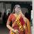 Onionpink Multi-Print Tussar Silk Flared Lehenga Choli Fully Stitched Festive Set