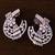 Rose Gold CZ Bloom Party Wear Earrings