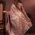 Brown soft silk blend zari paithani saree with unstitched blouse piece