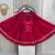 Rani Pink Mirror Handwork Pure Cotton Navratri Lehenga Choli Set with Blouse
