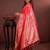 Rani soft silk blend zari paithani saree with unstitched blouse piece