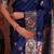 Royal blue soft silk blend zari paithani saree with unstitched blouse piece