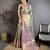 Green kanjeevaram silk blend zari woven saree with unstitched blouse piece