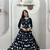Black Hand Kodi Work Pure Cotton Navratri Lehenga Choli with Blouse