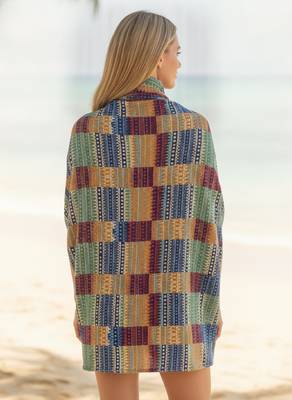 Women's bandhani printed multicolor cotton dupatta 4