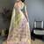 Olive kanjeevaram silk blend zari woven saree with unstitched blouse piece