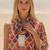 Women's bandhani printed multicolor cotton dupatta