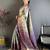 Blue kanjeevaram silk blend zari woven saree with unstitched blouse piece