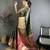 Bottle green kanjeevaram silk blend zari woven saree with unstitched blouse piece