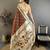 Brown silk zari woven paithani saree with unstitched blouse piece