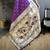 Purple silk zari woven paithani saree with unstitched blouse piece