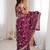 Wine tissue embridered saree with unstitched blouse piece