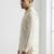 White resham embroidered silk blend mandarin collar nehru jacket men's waistcoat