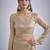 indian beige zarkan butta handwork kanjivaram silk saree