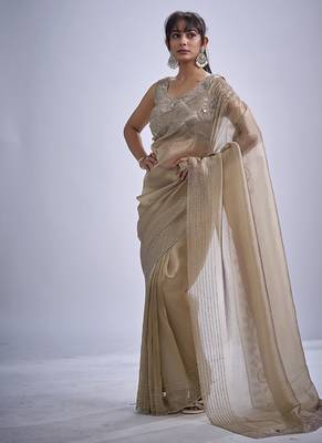 indian mouse zarkan butta handwork kanjivaram silk saree 1