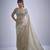 indian grey zarkan butta handwork kanjivaram silk saree