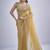 indian mustard zarkan butta handwork kanjivaram silk saree