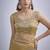 indian mustard zarkan butta handwork kanjivaram silk saree