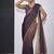designer golden purple heavy zarkan hand work silk saree