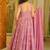 Pink printed muslin salwar suit